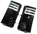 View Item Range Rover 2010 style Side Vents - Black with Chrome Fin